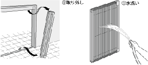たためる収納